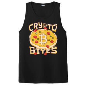 Crypto Bites Bitcoin Pizza PosiCharge Competitor Tank