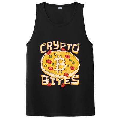 Crypto Bites Bitcoin Pizza PosiCharge Competitor Tank