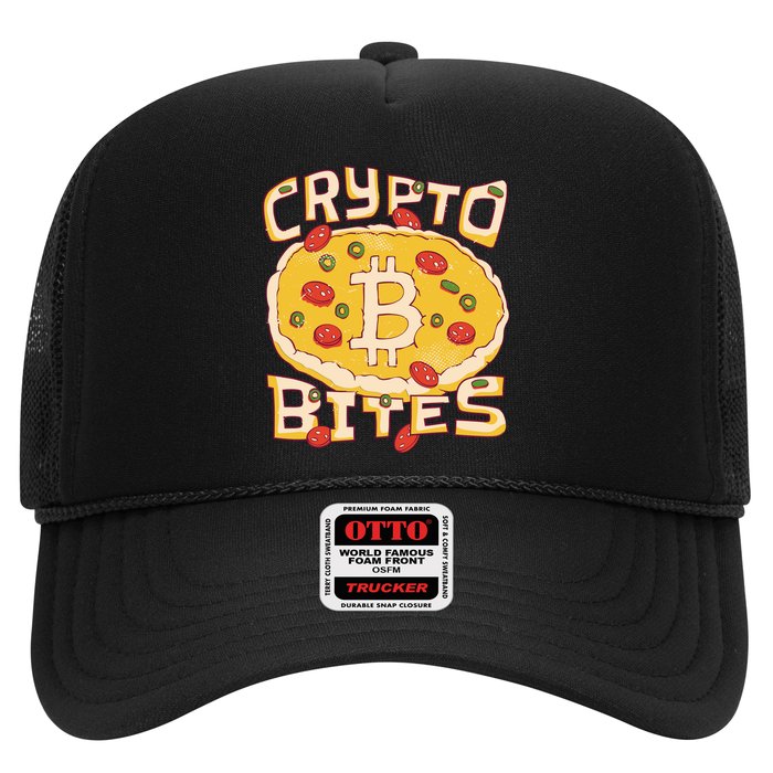 Crypto Bites Bitcoin Pizza Trucker Hat