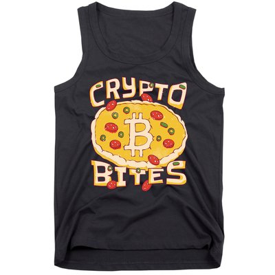 Crypto Bites Bitcoin Pizza Tank Top