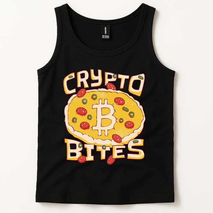 Crypto Bites Bitcoin Pizza Tank Top