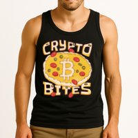 Crypto Bites Bitcoin Pizza Tank Top