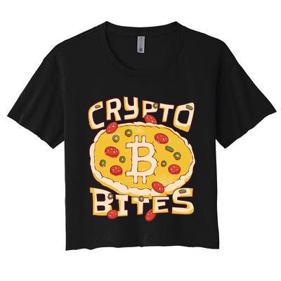 Crypto Bites Bitcoin Pizza Crop Top