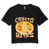 Crypto Bites Bitcoin Pizza Crop Top