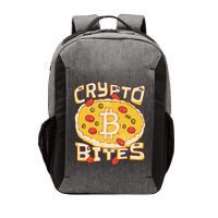 Crypto Bites Bitcoin Pizza Vector Backpack