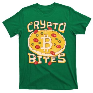 Crypto Bites Bitcoin Pizza T-Shirt