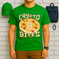 Crypto Bites Bitcoin Pizza T-Shirt