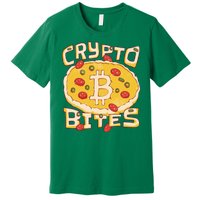 Crypto Bites Bitcoin Pizza Premium T-Shirt