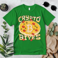 Crypto Bites Bitcoin Pizza Premium T-Shirt