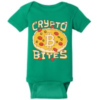 Crypto Bites Bitcoin Pizza Baby Bodysuit