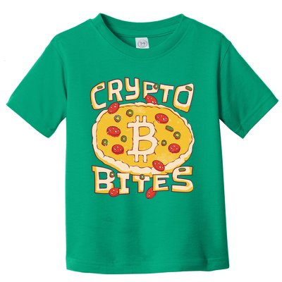 Crypto Bites Bitcoin Pizza Toddler T-Shirt
