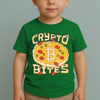 Crypto Bites Bitcoin Pizza Toddler T-Shirt