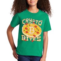 Crypto Bites Bitcoin Pizza Kids T-Shirt