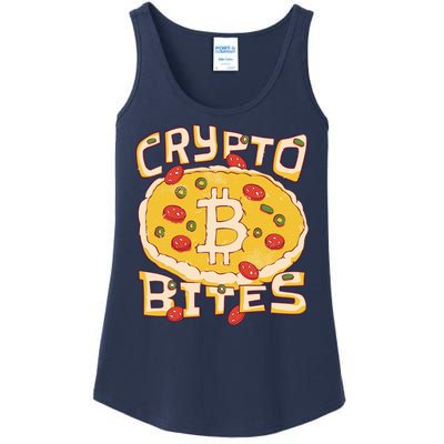 Crypto Bites Bitcoin Pizza Ladies Essential Tank