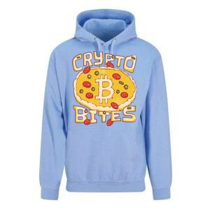 Crypto Bites Bitcoin Pizza Unisex Surf Hoodie