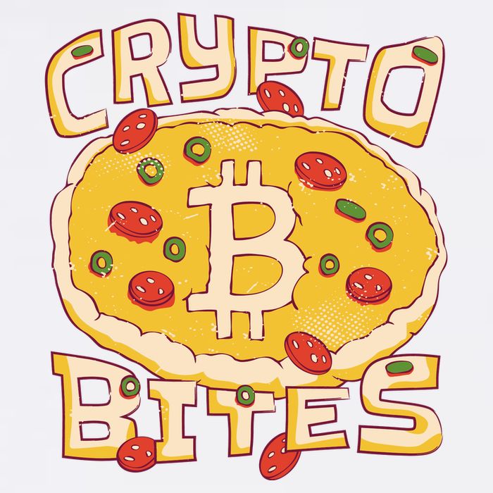 Crypto Bites Bitcoin Pizza Garment-Dyed Sweatshirt