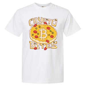 Crypto Bites Bitcoin Pizza Garment-Dyed Heavyweight T-Shirt