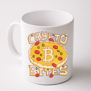 Crypto Bites Bitcoin Pizza Coffee Mug