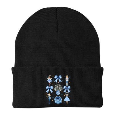Coquette Blue Bow Nutcracker Xmas Merry Christmas Pajamas Beanie