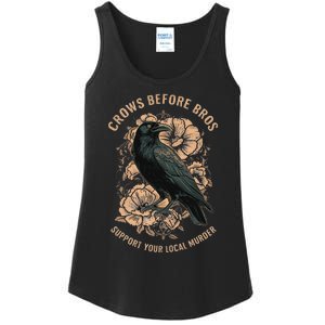 Crows Before Bros Ladies Essential Tank