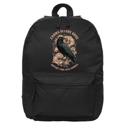 Crows Before Bros 16 in Basic Backpack