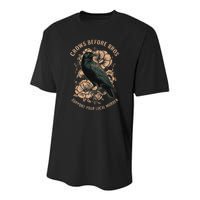 Crows Before Bros Youth Performance Sprint T-Shirt