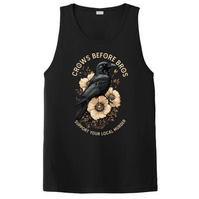 Crows Before Bros Support Your Local Murder Design PosiCharge Competitor Tank