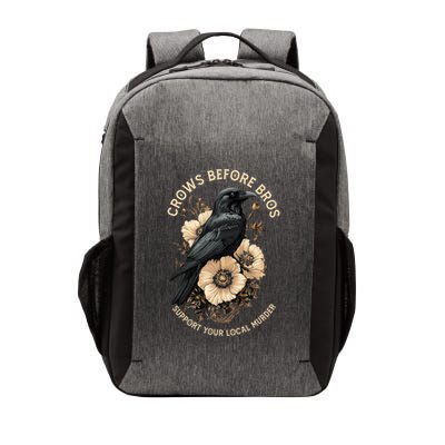 Crows Before Bros Support Your Local Murder Design Vector Backpack