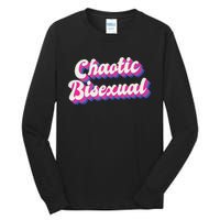 Chaotic Bisexual Bi LGBT Bisexual Pride Tall Long Sleeve T-Shirt