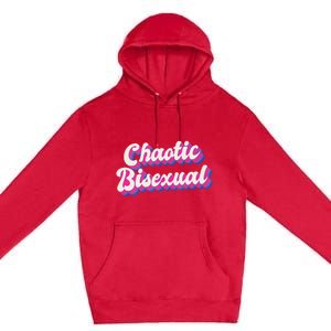 Chaotic Bisexual Bi LGBT Bisexual Pride Premium Pullover Hoodie