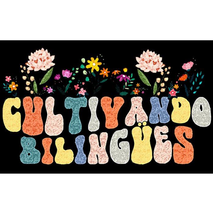 Cultivando Bilingues Best Spanish Teacher Dual Language Crew Bumper Sticker