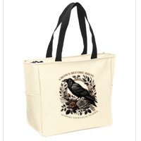Crows Before Bros Support Your Local Murder Zip Tote Bag