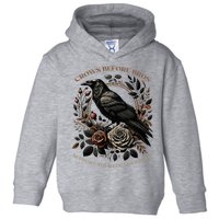 Crows Before Bros Support Your Local Murder Toddler Hoodie
