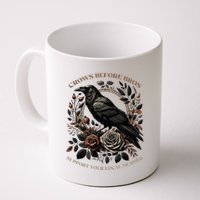 Crows Before Bros Support Your Local Murder Mug