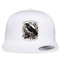 Crows Before Bros Support Your Local Murder Flat Bill Trucker Hat