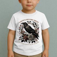 Crows Before Bros Support Your Local Murder Toddler T-Shirt