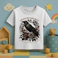 Crows Before Bros Support Your Local Murder Toddler T-Shirt