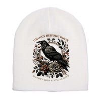 Crows Before Bros Support Your Local Murder Short Acrylic Beanie
