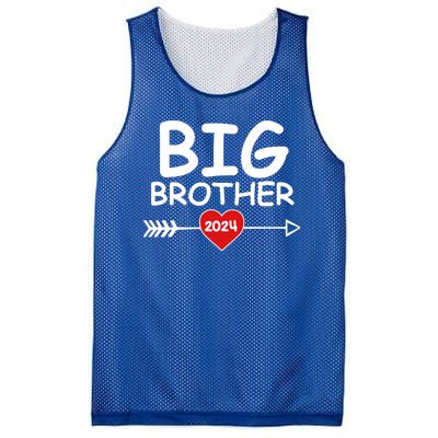 Cute Big Brother 2024 Arrow Heart Mesh Reversible Basketball Jersey Tank