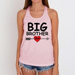 Cute Big Brother 2024 Arrow Heart Women's Knotted Racerback Tank