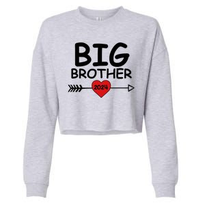 Cute Big Brother 2024 Arrow Heart Cropped Pullover Crew