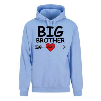 Cute Big Brother 2024 Arrow Heart Unisex Surf Hoodie