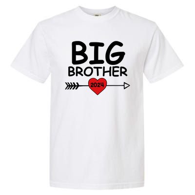 Cute Big Brother 2024 Arrow Heart Garment-Dyed Heavyweight T-Shirt