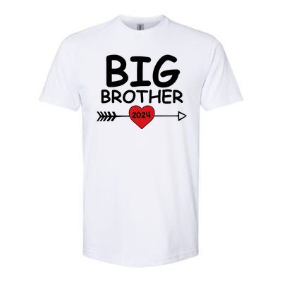 Cute Big Brother 2024 Arrow Heart Softstyle® CVC T-Shirt