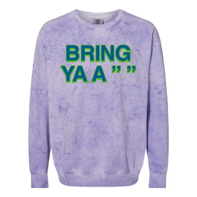 Charles Barkley Bring Ya Ass Colorblast Crewneck Sweatshirt