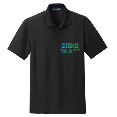 Charles Barkley Bring Ya Ass Dry Zone Grid Polo