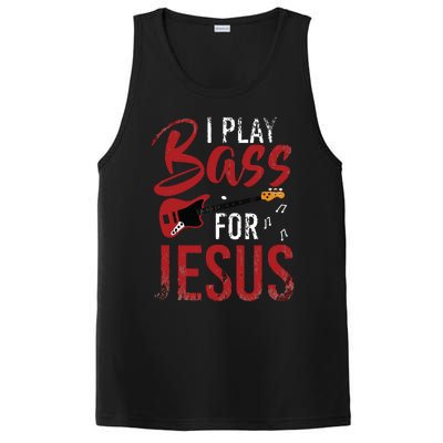 Christian Bassist Bass Player Jesus Bass Guitar PosiCharge Competitor Tank