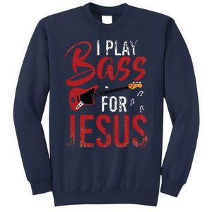 Christian Bassist Bass Player Jesus Bass Guitar Sweatshirt