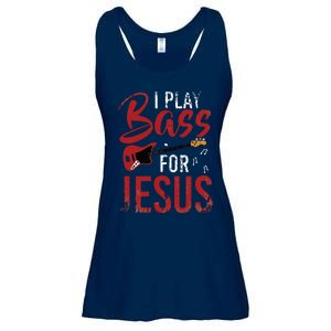 Christian Bassist Bass Player Jesus Bass Guitar Ladies Essential Flowy Tank