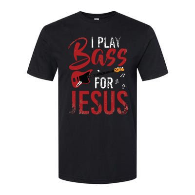 Christian Bassist Bass Player Jesus Bass Guitar Softstyle CVC T-Shirt